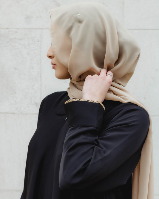 black everyday abaya